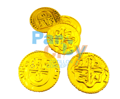 Monedas pirata oro x12