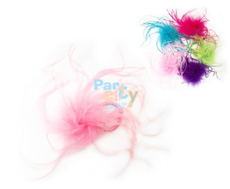 PULSERA DE PLUMAS DE COLORES