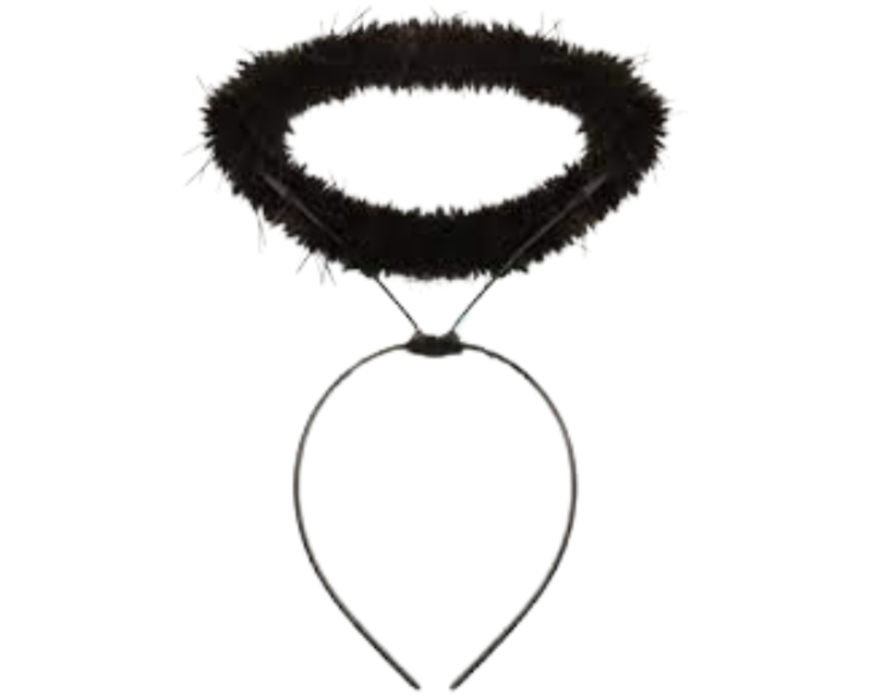 VINCHA ANGEL NEGRA