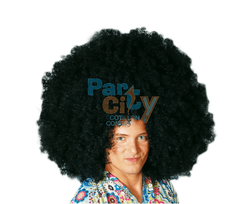 PELUCA AFRO SUPER GIGANTE NEGRA