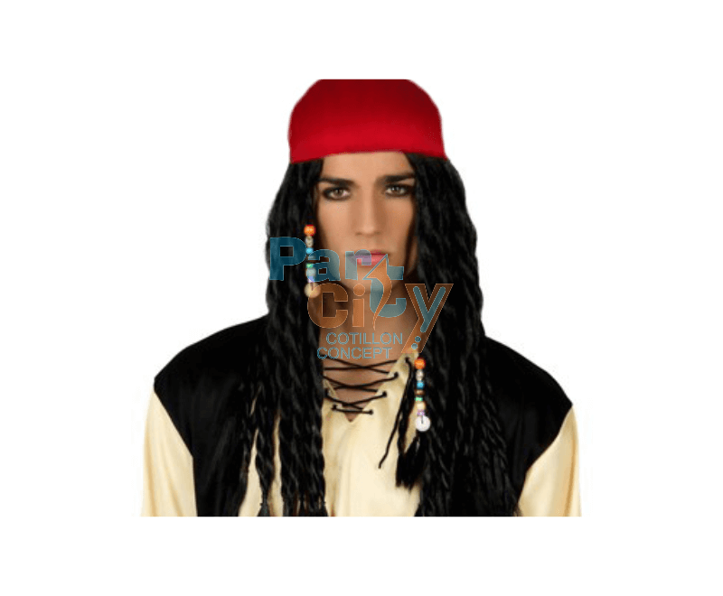 PELUCA PIRATA CON BANDANA