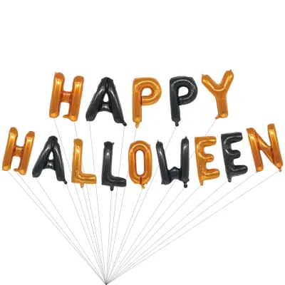 *Preventa* Set Globos Letra Halloween X10 Set
