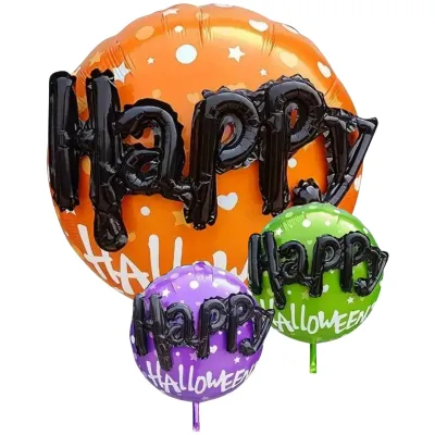 *Preventa* Set 3 Globos Happy Halloween X10 Set