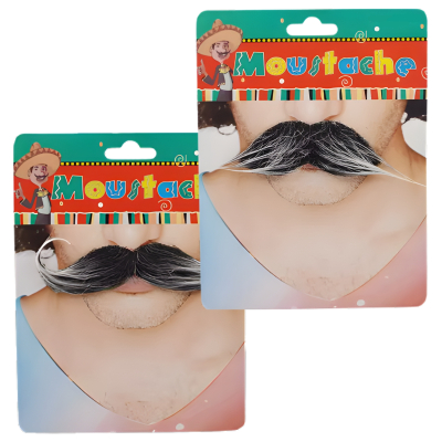 BIGOTES MOSTACHOS X12 SURTIDOS
