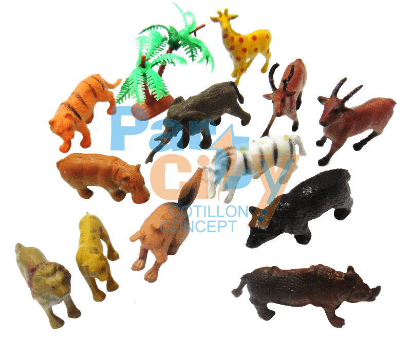 ANIMALES DE LA SELVA CHICOS X12