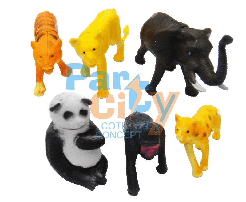 ANIMALES DE LA SELVA MEDIANOS X6