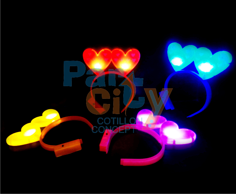 VINCHA LUMINOSA CORAZON