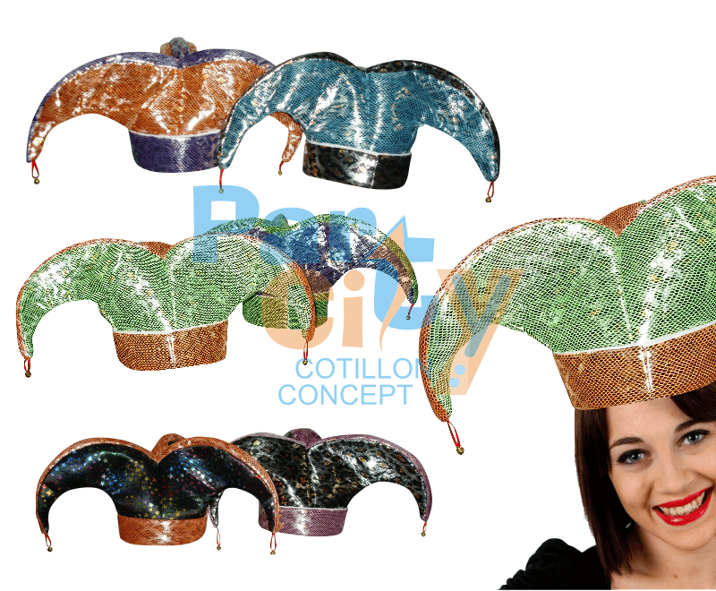 SOMBRERO ARLEQUIN ANIMAL PRINT