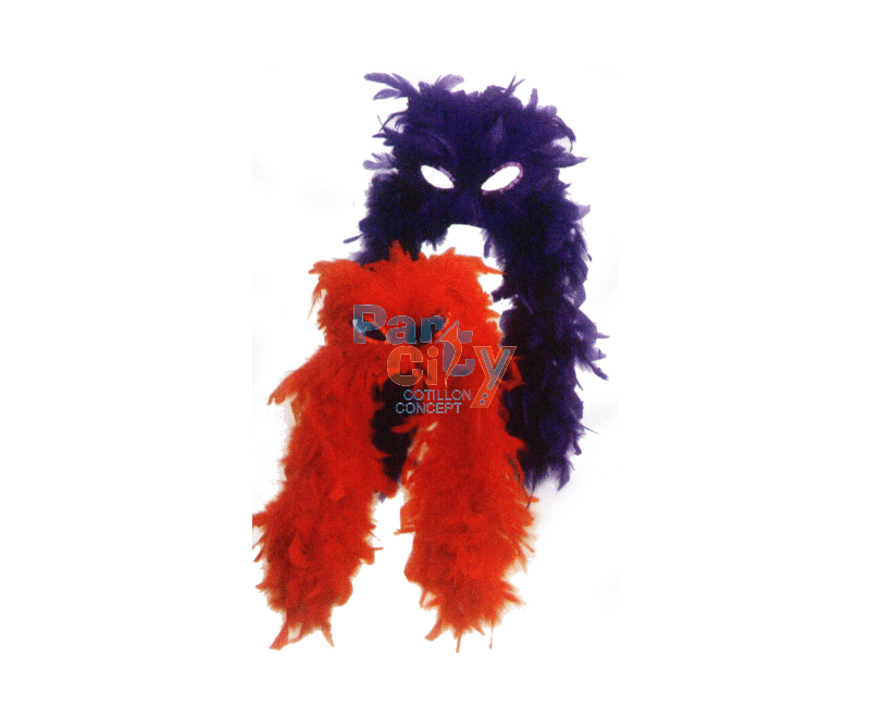 ANTIFAZ DE PLUMAS CON COLGANTE XL