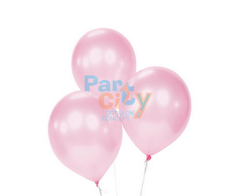 GLOBO PERLADO ROSA X50