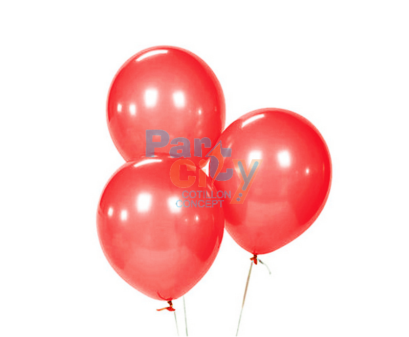 GLOBO PERLADO ROJO X50