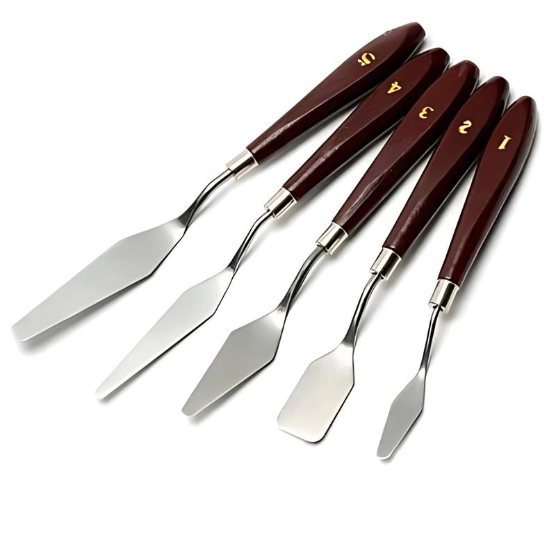 SET 5 ESPATULAS PARA PINTURA