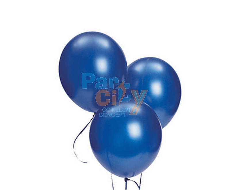 GLOBO PERLADO AZUL X50