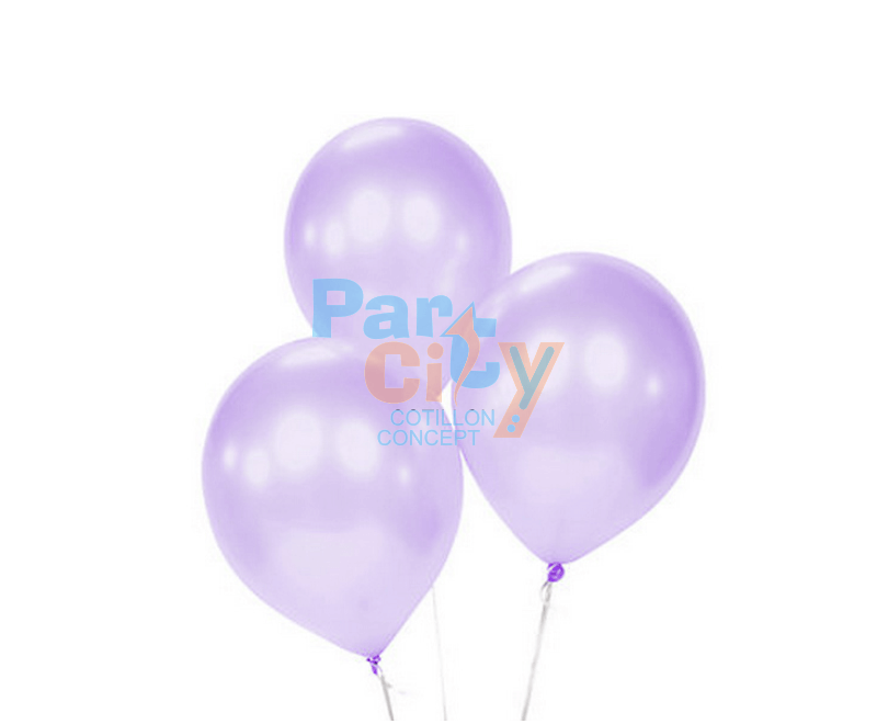 GLOBO PERLADO LILA X50