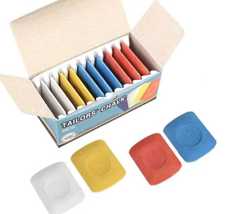 CAJA 10 TIZAS DE COSTURA COLORES SURTIDOS Y BLANCA