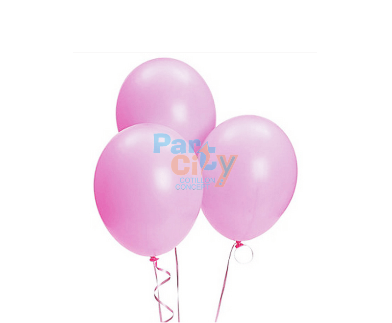 GLOBO LISO ROSA X50