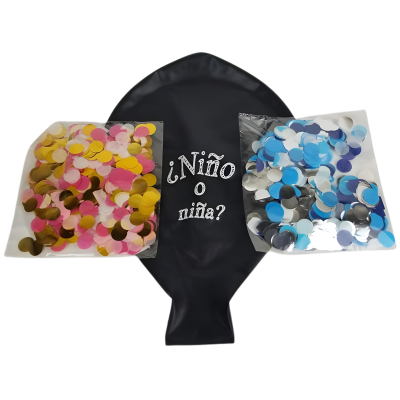 PIÑATA REVELACIÓN DE GENERO CON CONFETTI