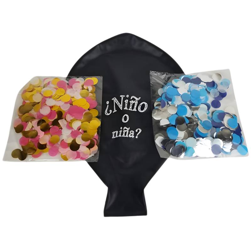 PIÑATA REVELACIÓN DE GENERO CON CONFETTI
