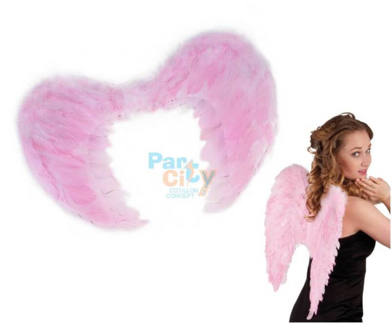 ALAS ANGEL PLUMAS ROSAS