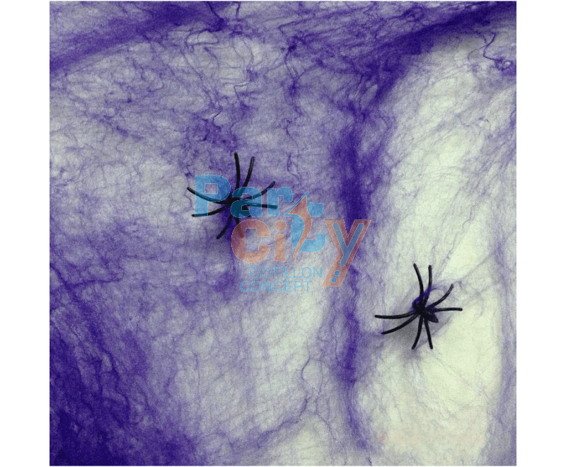 TELA ARAÑA VIOLETA