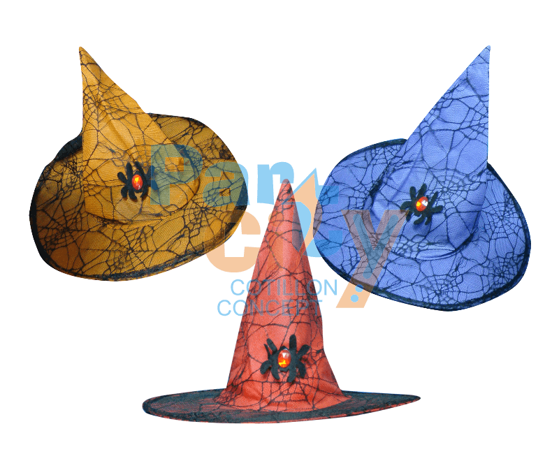 SOMBRERO BRUJA CON TUL