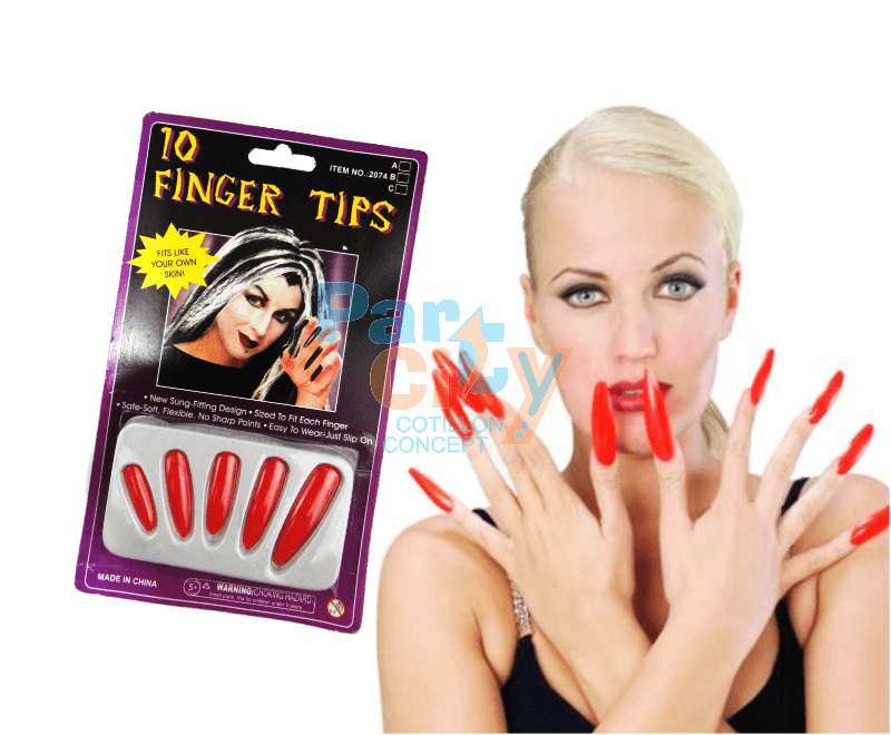 UÑAS ROJAS HALLOWEEN