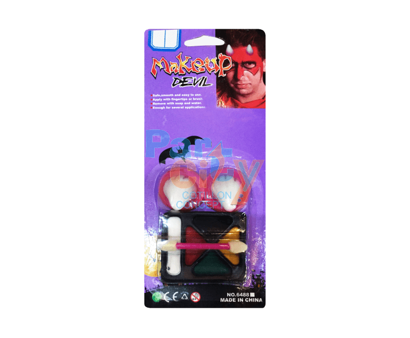 SET CUERNOS, MAQUILLAJE HALLOWEEN