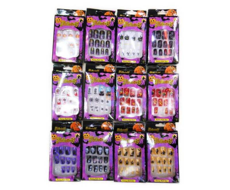 UÑAS HALLOWEEN CON DIBUJO