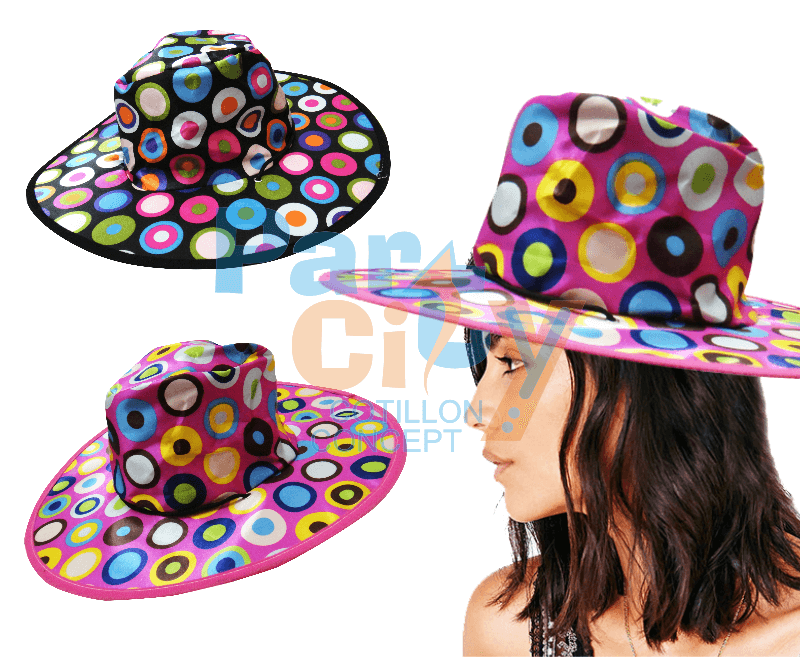 SOMBRERO CAPELINA CIRCULOS