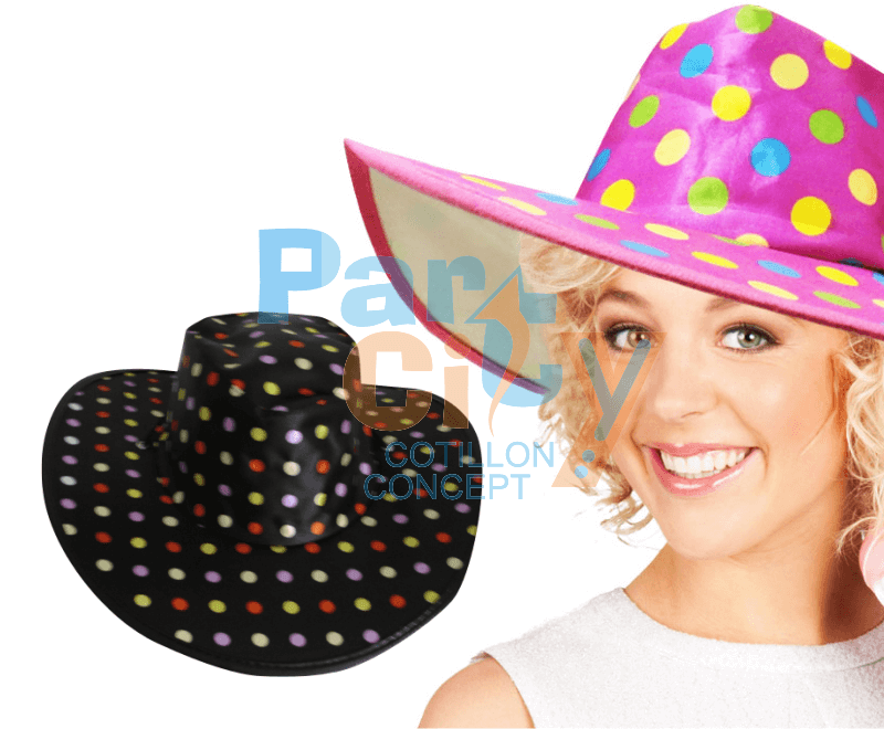 SOMBRERO CAPELINA LUNARES