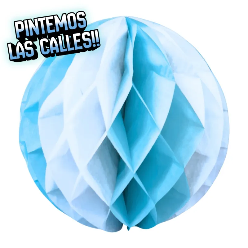 GUIRNALDA Bola Argentina 30cm de papel