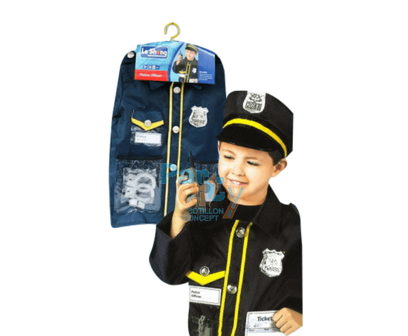 DISFRAZ SET POLICIA CON ACCESORIOS