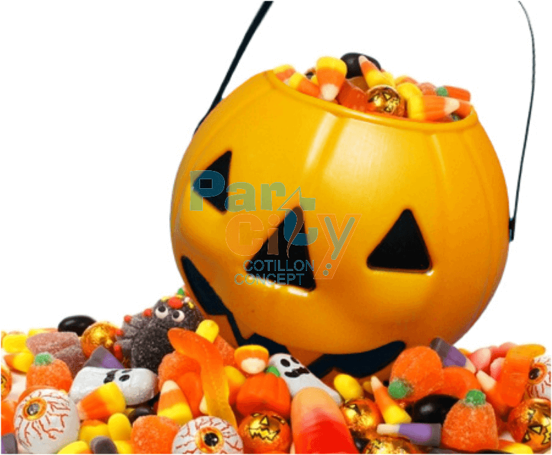 CARAMELERA HALLOWEEN GRANDE CALABAZA 18 cm