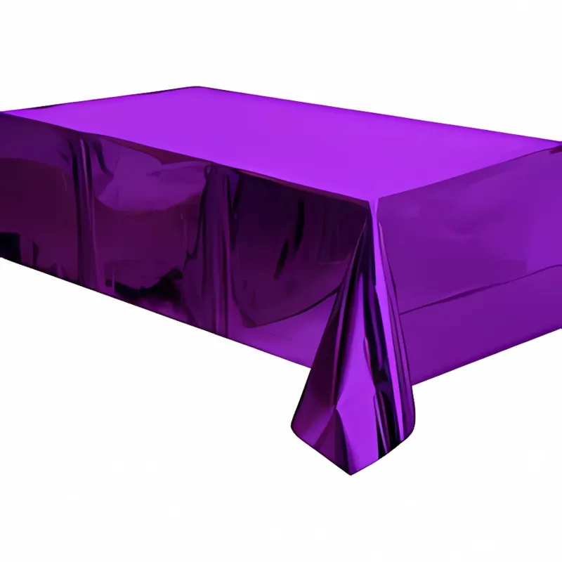 MANTEL METALIZADO VIOLETA X12 UNIDADES