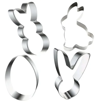 PACK CORTANTES DE PASCUA METAL X4