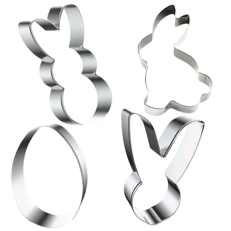 PACK CORTANTES DE PASCUA METAL X4