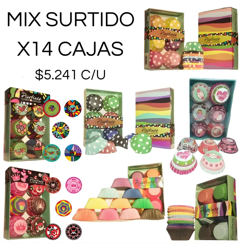 MIX PIROTINES N°10 X14 CAJAS SURTIDAS 2 X MODELO