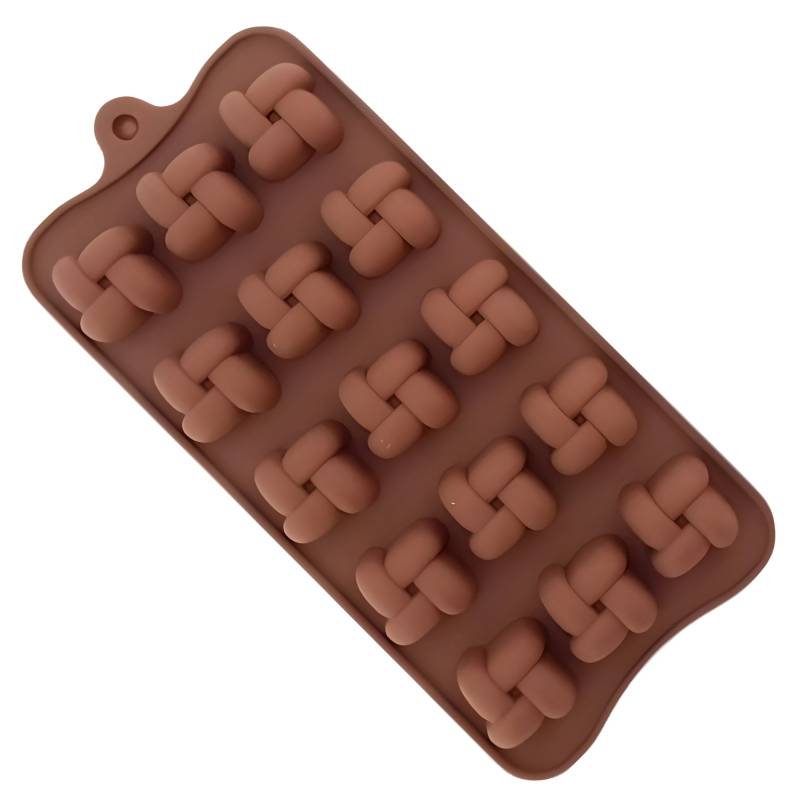 MOLDE DE SILICONA PARA BOMBONES X10 FORMA DE BARRILETE