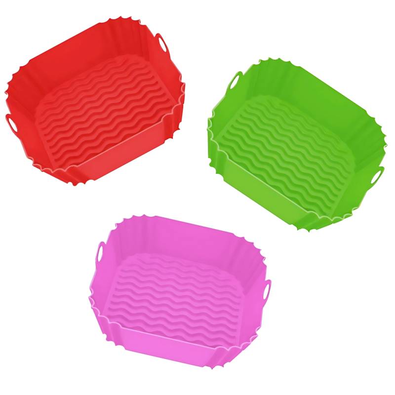 MOLDE DE SILICONA PARA FREIDORA DE AIRE X3 SURTIDOS