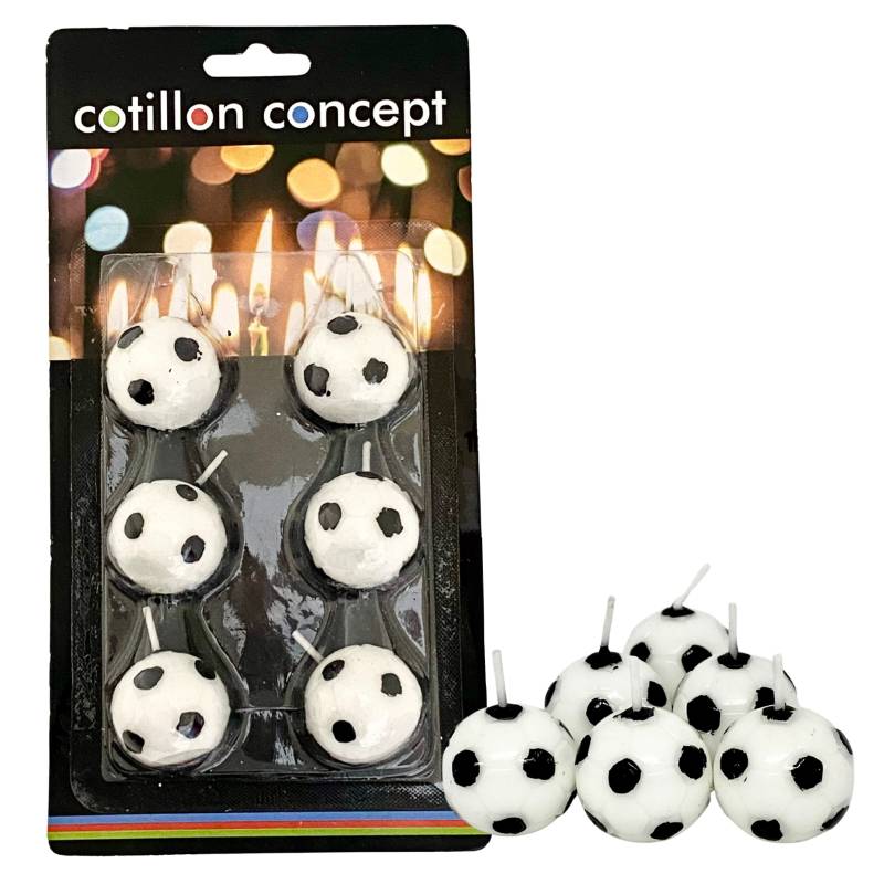 VELAS PELOTA DE FUTBOL BLISTER X6 UNIDADES