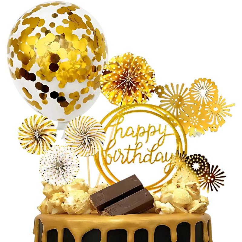 SET CAKE TOPPER COMPLETO CON GLOBO