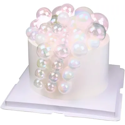 *Preventa* Set Cake Topper Bolas Transparentes
