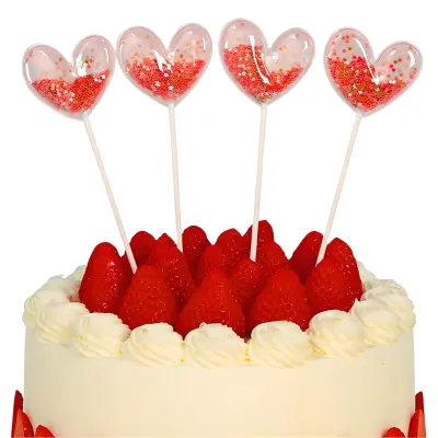 *Preventa* Cake Topper Corazones Globito