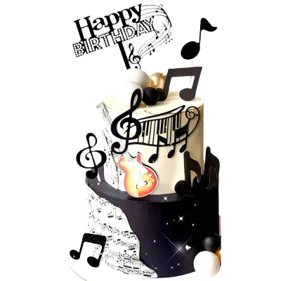 *Preventa* Set Completo Para Torta Música