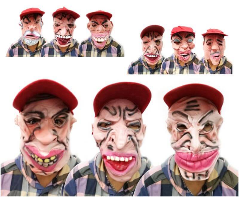 MASCARA CON GORRA