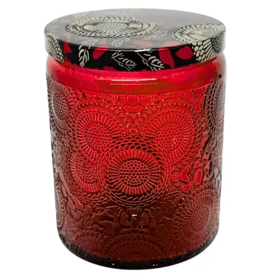 ENVASE PARA FABRICACION DE VELAS ROJO X6 UNIDADES