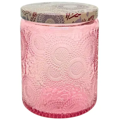 ENVASE PARA FABRICACION DE VELAS ROSA X6 UNIDADES