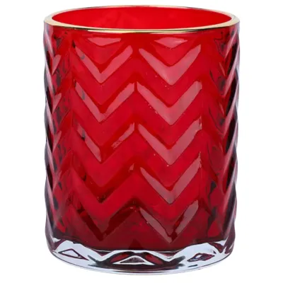 ENVASE PARA FABRICACIÓN DE VELAS ROJO X6 UNIDADES