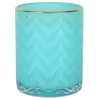 ENVASE PARA FABRICACIÓN DE VELAS CELESTE X6 UNIDADES