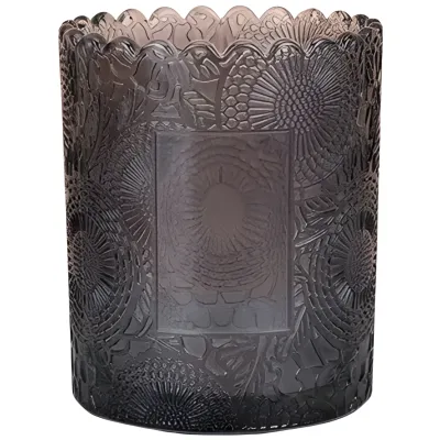 ENVASE PARA FABRICACIÓN DE VELAS LABRADO NEGRO X6 UNIDADES